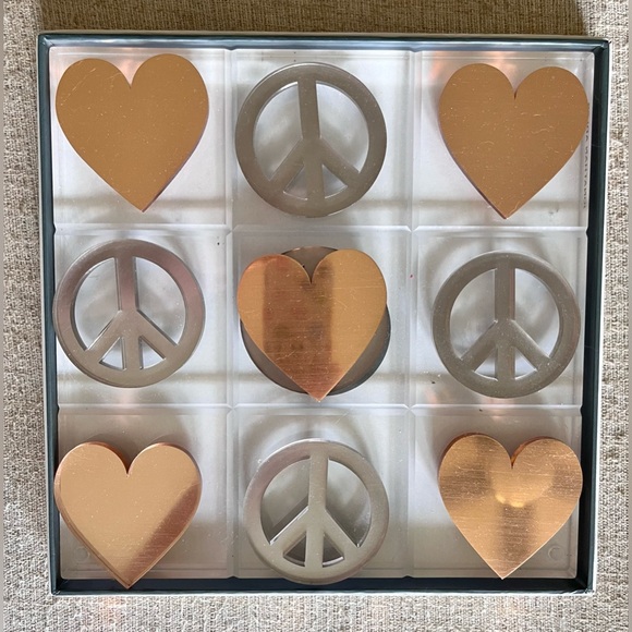 Jonathan Adler Peace & Love Tic Tac Toe Board Game - Picture 4 of 5
